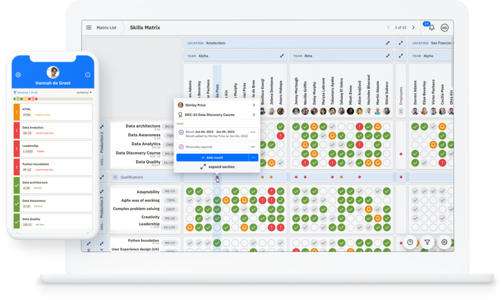 Digital Skills Matrix Digital Skilled Professionals